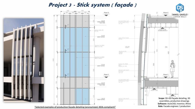 I will create 3D CAD models and fabrication-ready drawings for facades and skylights image 5