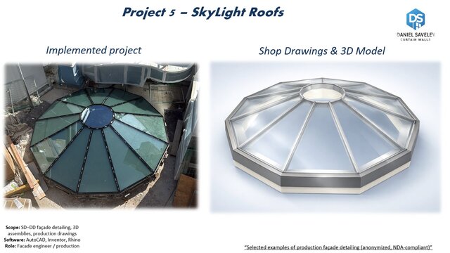 I will create 3D CAD models and fabrication-ready drawings for facades and skylights image 6