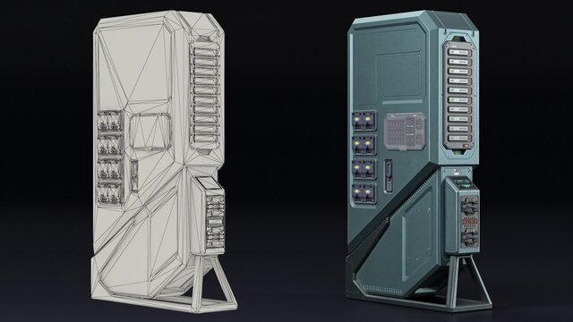 I offer game-ready 3D assets (low poly hard surface models for Unreal Engine) image 8