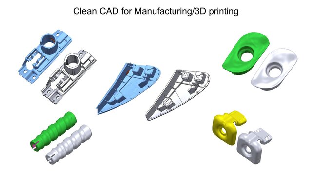 I will do 3D reverse engineering from stl, obj, or 3D scanned data image 4