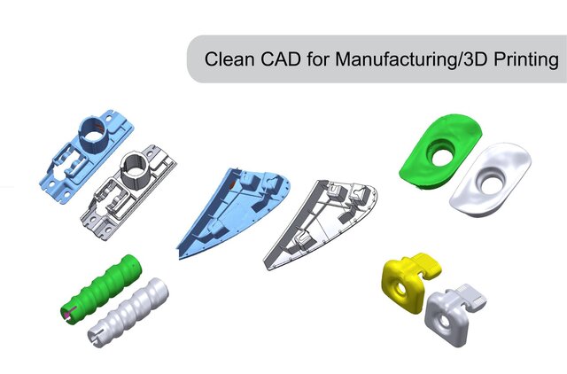 I will do 3D reverse engineering from stl, obj, or 3D scanned data image 3