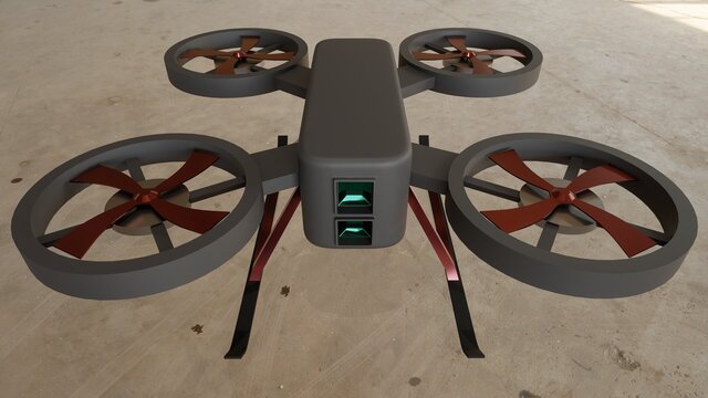 I offer detailed 3D vehicle modeling (military vehicles, aircraft, drones) image 32