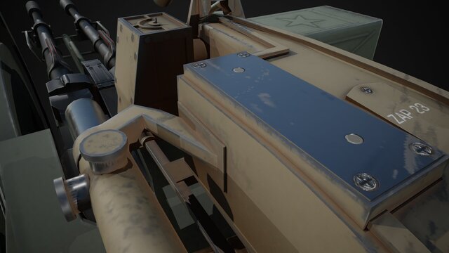 I offer detailed 3D vehicle modeling (military vehicles, aircraft, drones) image 14