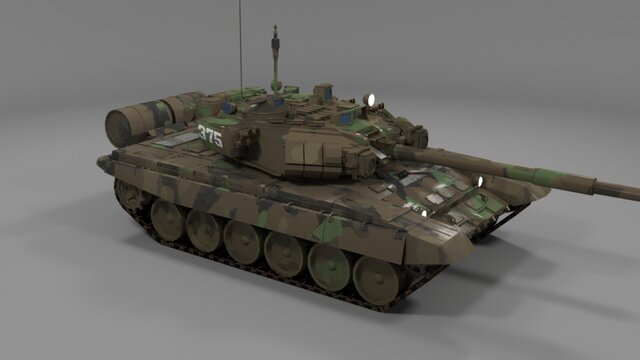 I offer detailed 3D vehicle modeling (military vehicles, aircraft, drones) image 8
