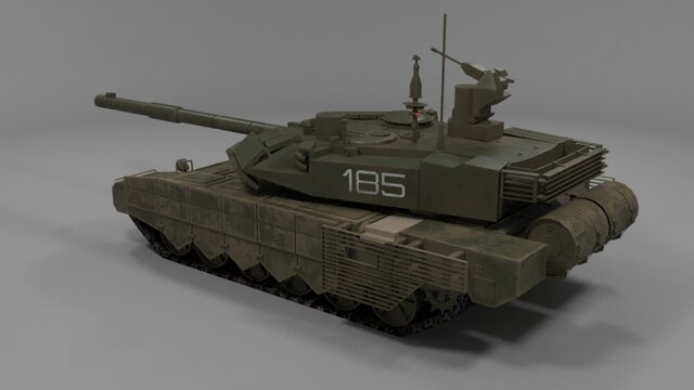 I offer detailed 3D vehicle modeling (military vehicles, aircraft, drones) image 7