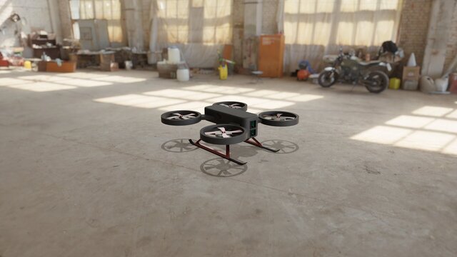 I offer detailed 3D vehicle modeling (military vehicles, aircraft, drones) image 34