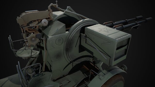 I offer detailed 3D vehicle modeling (military vehicles, aircraft, drones) image 17