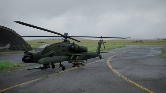 I offer detailed 3D vehicle modeling (military vehicles, aircraft, drones) image 28