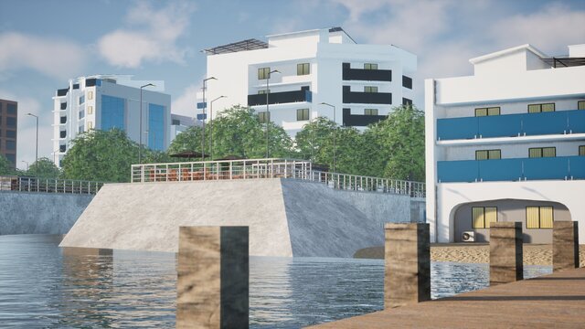 I offer 3D environment assets & modular level design for games image 20