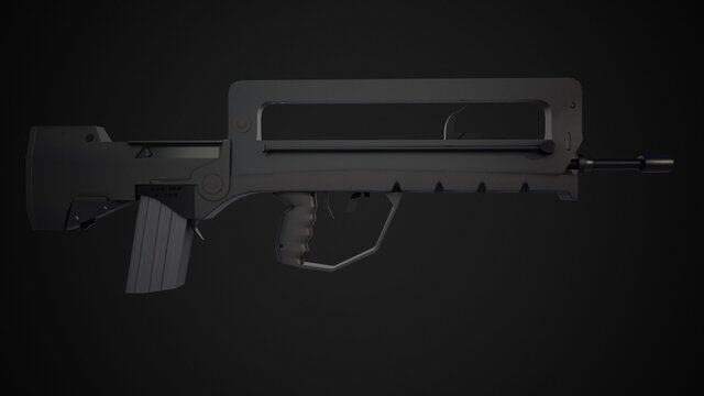 I offer professional 3D weapon modeling for games and visualization image 19