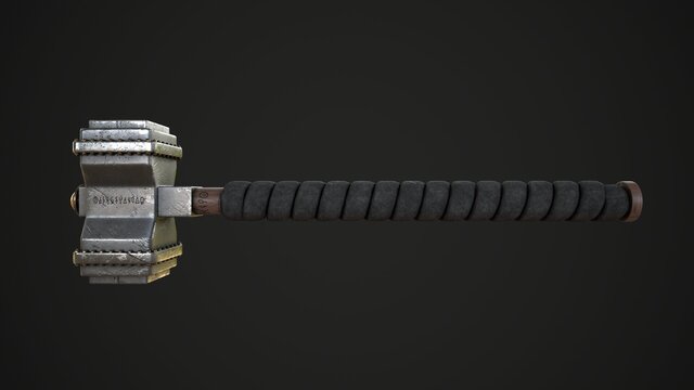I offer professional 3D weapon modeling for games and visualization image 10