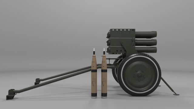 I offer professional 3D weapon modeling for games and visualization image 30