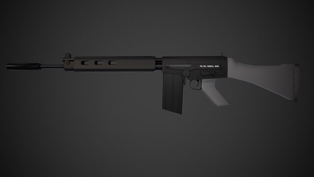 I offer professional 3D weapon modeling for games and visualization image 22
