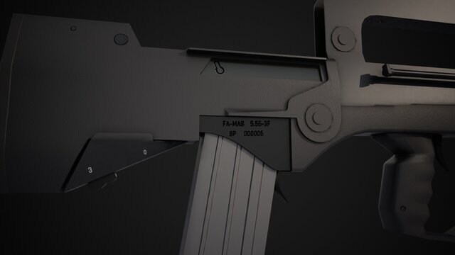 I offer professional 3D weapon modeling for games and visualization image 16