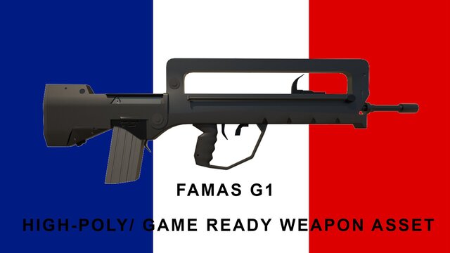 I offer professional 3D weapon modeling for games and visualization image 14