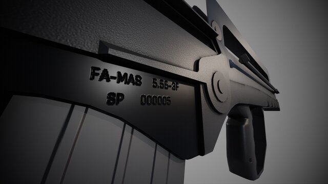 I offer professional 3D weapon modeling for games and visualization image 17