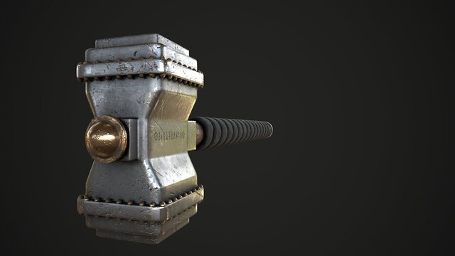 I offer professional 3D weapon modeling for games and visualization image 5