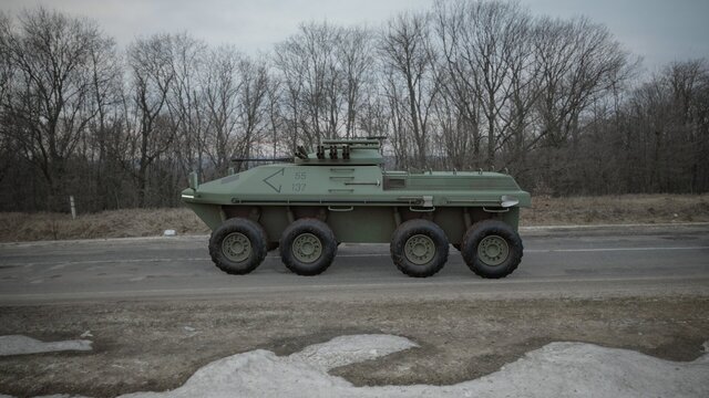 I offer detailed 3D vehicle modeling (military vehicles, aircraft, drones) image 16