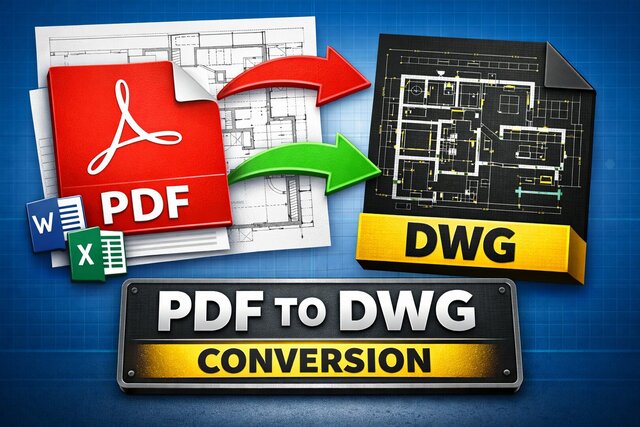 I will redraw floor plans and convert sketches or PDFs into AutoCAD drawings