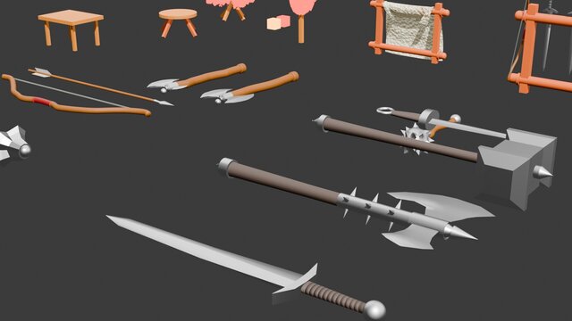 I will create Custom Low Poly Models (Game-Ready)