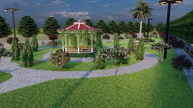 I offer landscape design for site planning and outdoor spaces image 5