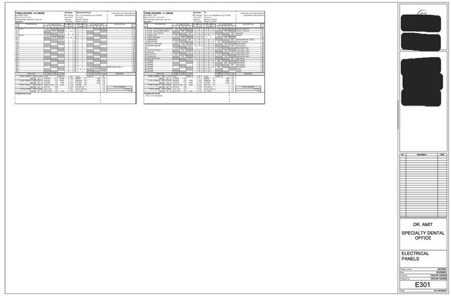 I offer electrical design and drafting for MEP proejcts
