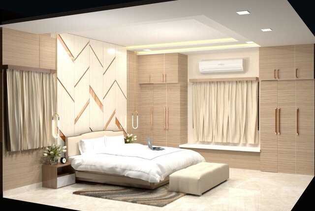 I will create a 2D architectural floor plan with efficient space utilization image 5