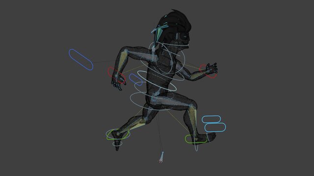 I offer VR/AR production ready 3D character image 2