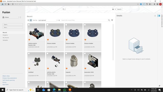 I offer 3D model creating and mechanical engineering services (Autodesk Investor & Fusion 360)