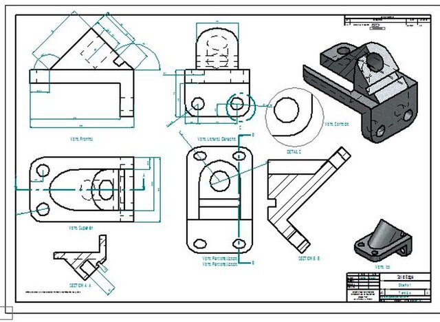 I will design professional mechanical CAD parts and technical drawings in Solid Edge