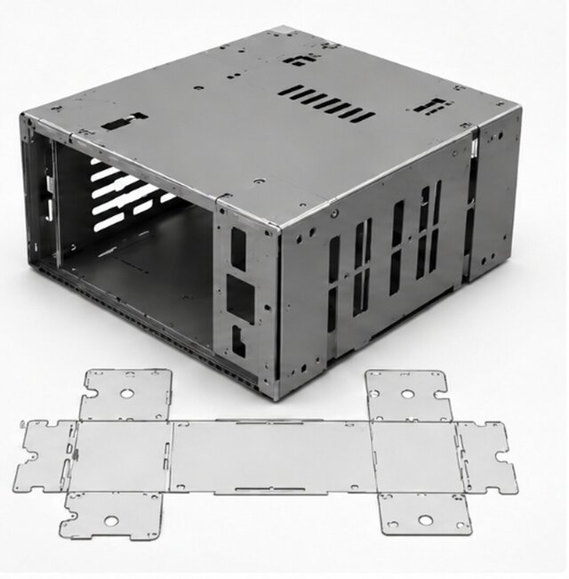 I will create sheet metal designs for laser cutting and manufacturing