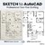 I will convert sketches, PDFs, and concepts into accurate AutoCAD floor plans slider nav image 2