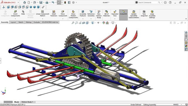 I will create and design mechanical components with SolidWorks