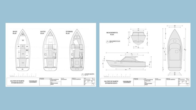 I offer 2D interior layout plans for marine, commercial and residential projects image 2
