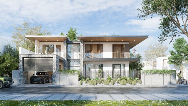 I will create atmospheric architectural visualizations for your project image 10