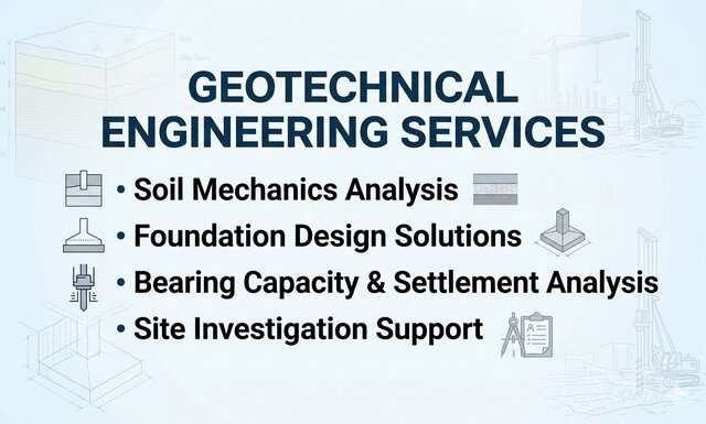 I offer reliable geotechnical analysis & foundation design for safe construction projects