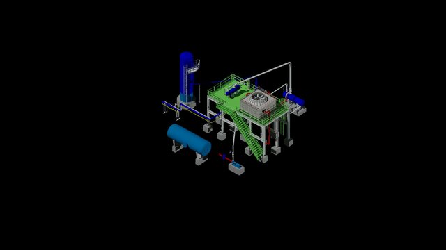 I will create professional plant 3D models and piping drawings image 2