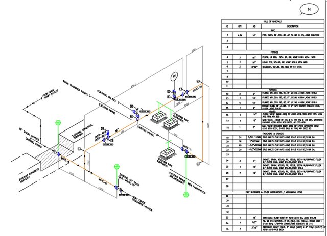 I will create professional isometric drawings with BOM