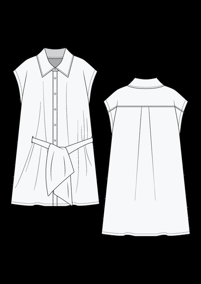I will draw clothing technical drawings for you image 6