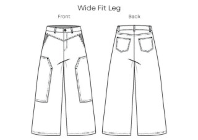 I will draw clothing technical drawings for you image 3