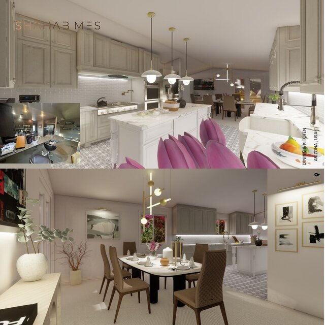 I offer interior & exterior design & renders for your architectural projects