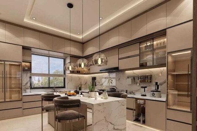 I will be your professional interior designer, decor home, kitchen, realistic render image 2