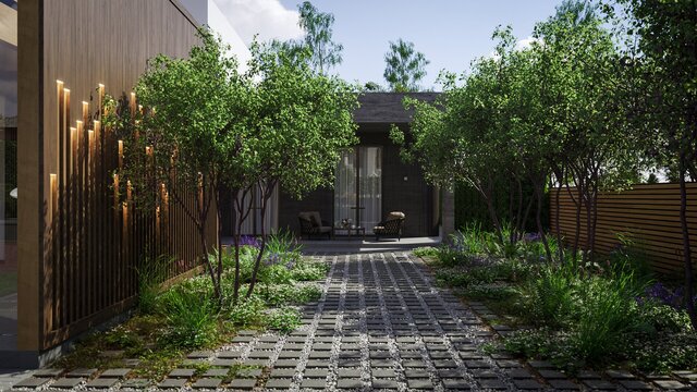 I create 3D visualizations of exteriors and interiors for architectural projects image 18