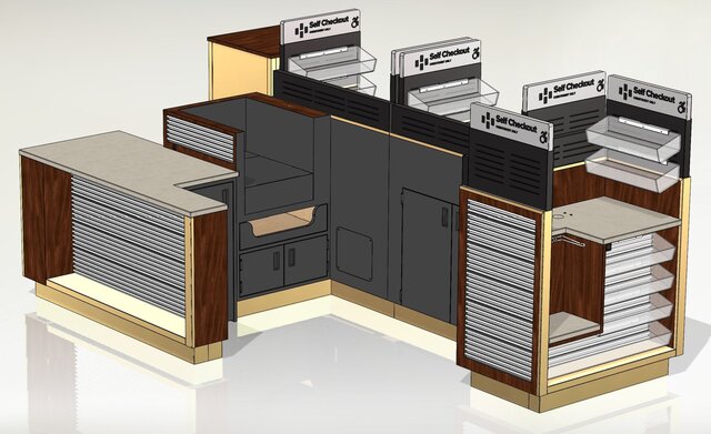 Solidworks 3D Modeling - architectural millwork / residential cabinetry / mechanical components image 3