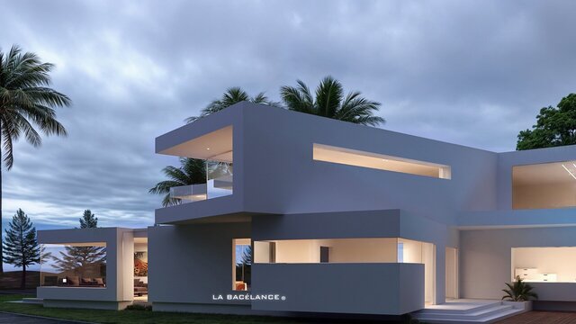 I will design modern architectural concepts, facades and 3D visualizations image 8