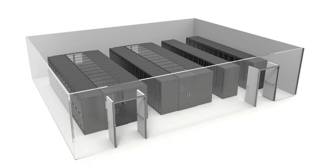 I will design 3D CGI data centers, warehouses, AI powered data centers and server rooms image 1
