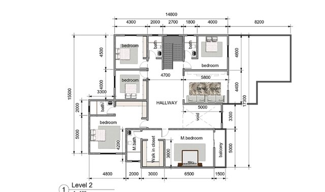 I will design 2d floor plan, site plan, roof plan and elevations with AutoCAD