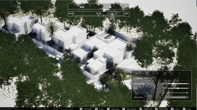 I will create an interactive architectural walkthrough image 3