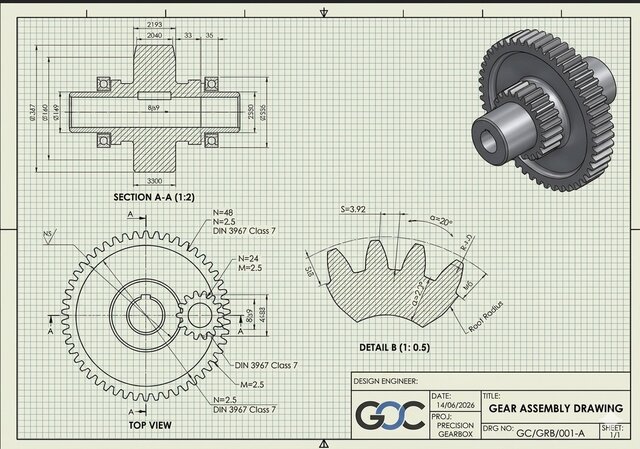 I will create professional 3D CAD models and manufacturing drawings using Creo10 image 4