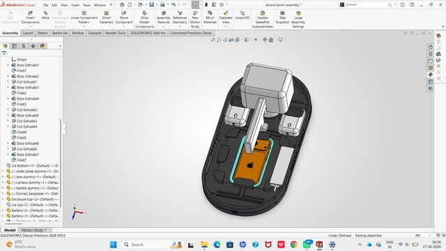 I will create precise 3D CAD models in Fusion 360 or SolidWorks image 3